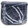1pc Spider Embroidered Golf Putter Cover Waterproof And Wear-resistant Club Cover, Durable PU Leather With Magnet Closure 3