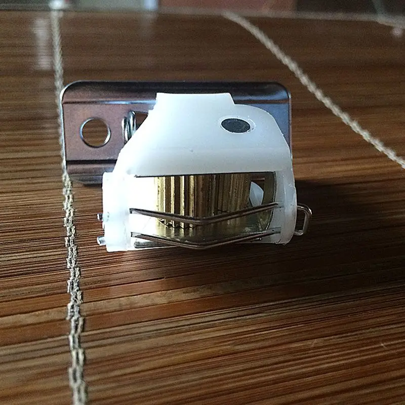 Bamboo Curtain Splint Reed Rolling Window Pulley +Copper Core Lock Catch Kit Buckle Gear Power Elevator Fittings גלגלת לרשת חלון Window Pulley