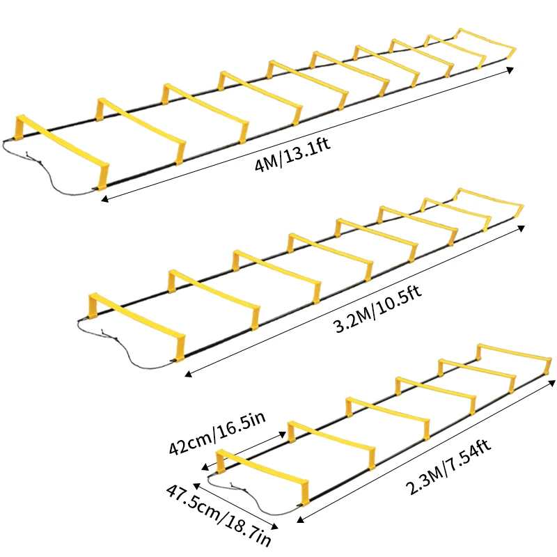 Agility Ladders Nylon Straps For Speed Training And Sports Flexibility Agility Football Training Energy Ladder Equipment