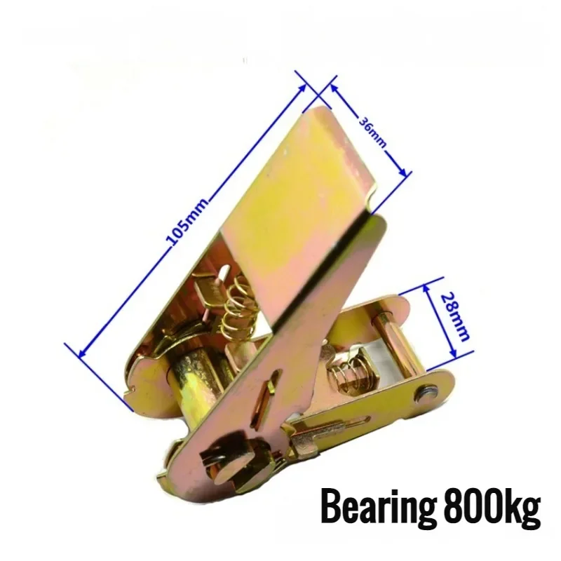Cargo Strap Ratchet Tensioner Freight Car Fixed Tightener Tighten Rope For Luggage Goods Transportation Outdoor Camping 1m/3m/5m cargo straps