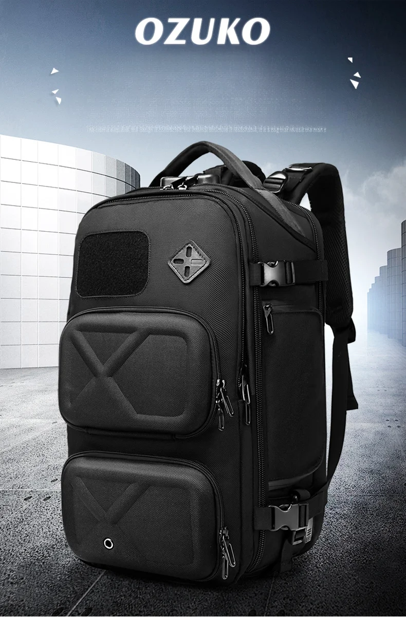 Männer Outdoor Rucksäck, multifunktionell Reestasch, grouss Kapazitéit waasserdicht Männer Rucksäck_voghion.com