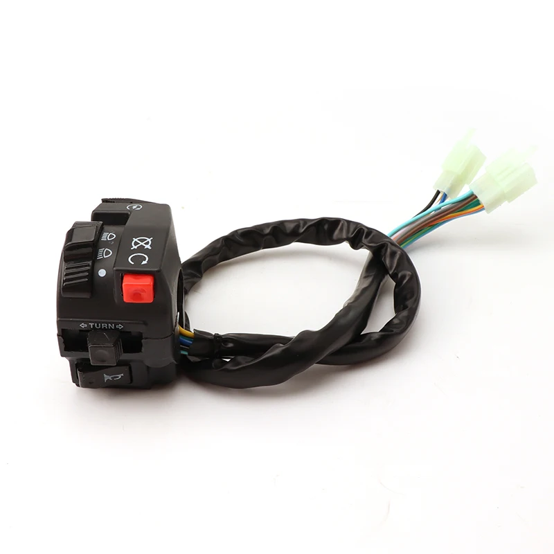 

Motorcycle Handlebar Switch Assembly Multi-function Left Turn Signal Horn Start Choke Starter Switch For 7/8" 22mm ATV/Quad