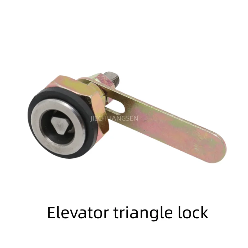 

Elevator Triangle Lock Floor Door Lock Swing Lever Elevator Triangle Key For Hitachi GuangRi Elevator Accessories