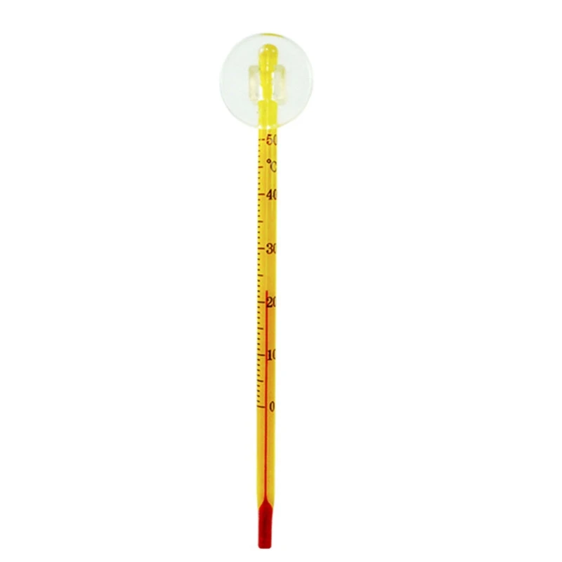 

2 вида, погружной стеклянный термометр для аквариума, диапазон 0-40 °C