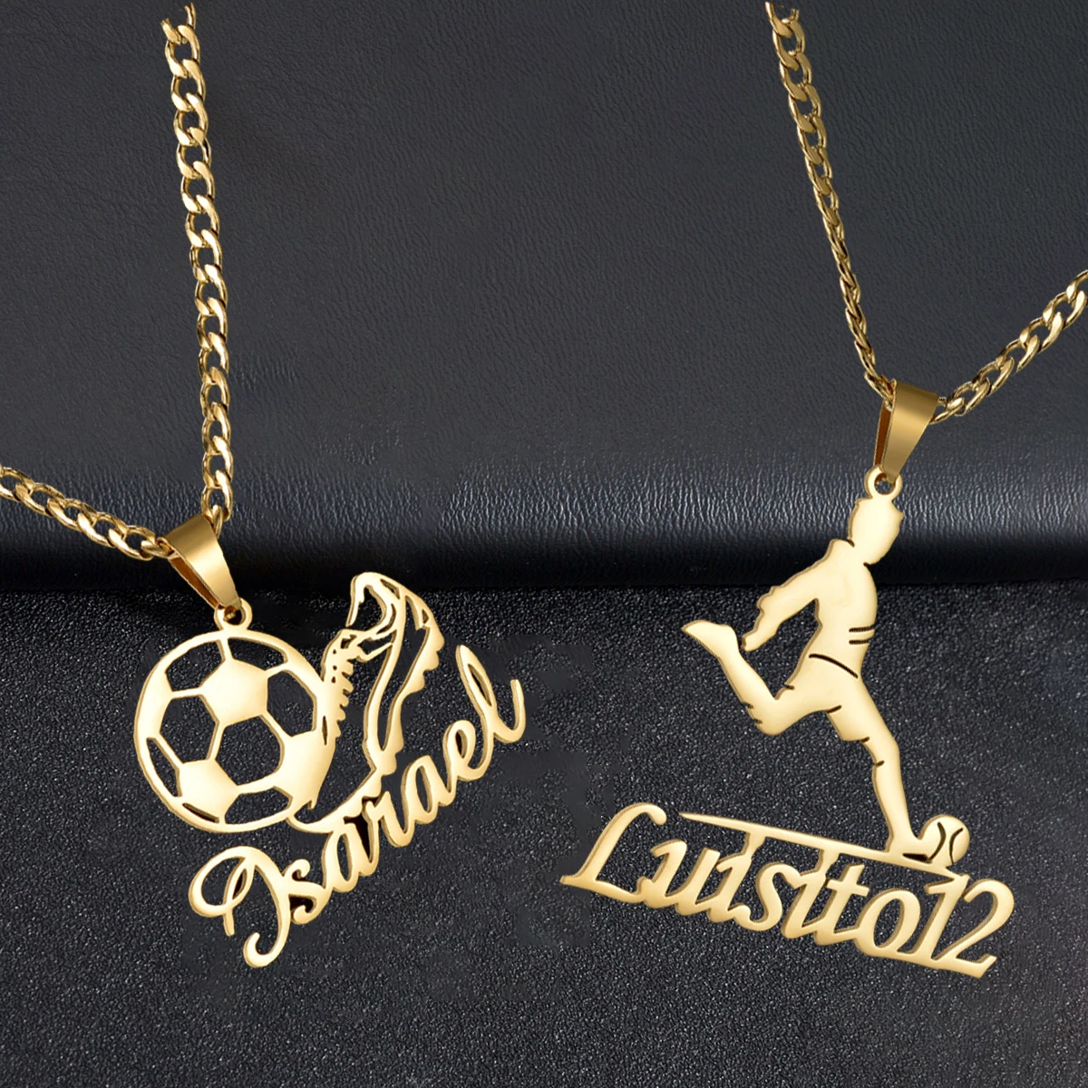 

High-End Stainless Steel Jewelry Custom Name Necklace for Women Onlyfans Personalized Crown Thick Chain Pendant Gift Accessories