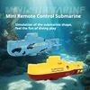 Rc Boat Mini Remote Controlled Submarine 6-Channels Explosive Bottle Nuclear Submarine Electric Kid'S Outdoor Model Toy Boy Gift 2