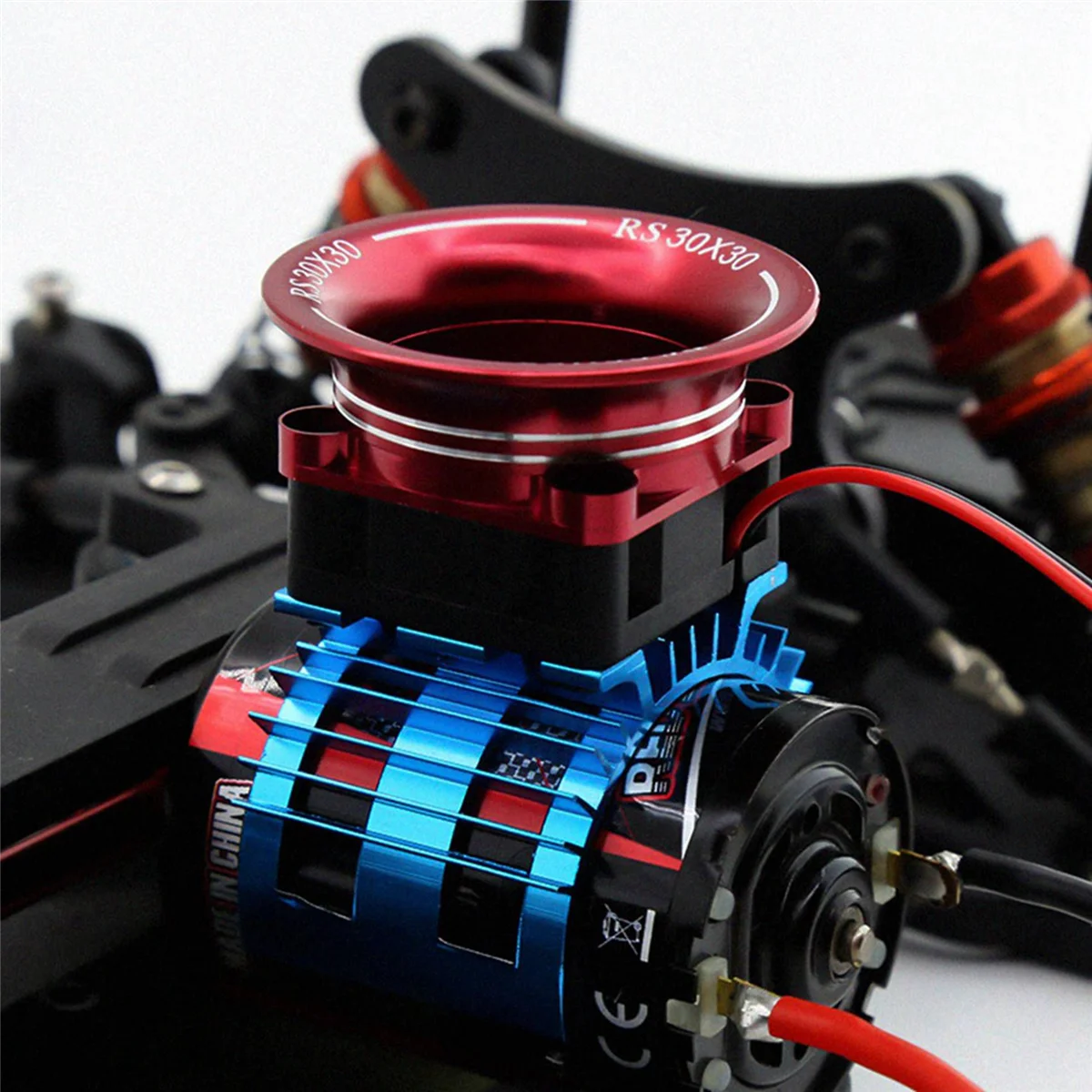 BAAU 4pcs 30X30 Cooling Fan Cover Air Cooling Channel for 540 550 3650 Motor/ESC Heatsink 1/10 1/8 D3 D4 ,A