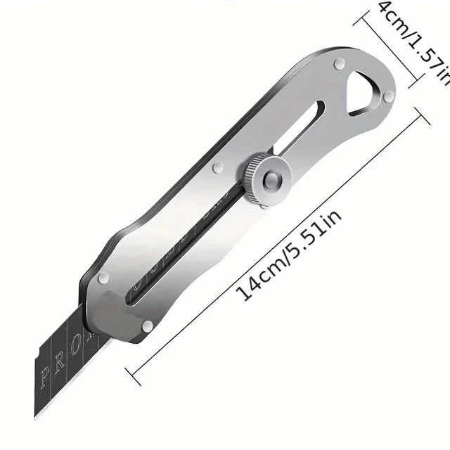 New Stainless Steel Utility Knife Steel Wallpaper Knife Holder Durable Sturdy Fast Cutting Manual Lock 1