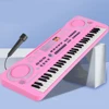 Kids Electronic Piano Keyboard 61 Keys Organ with Microphone / 24 Keys Education Toys Musical Instrument Gift for Child Beginner 4