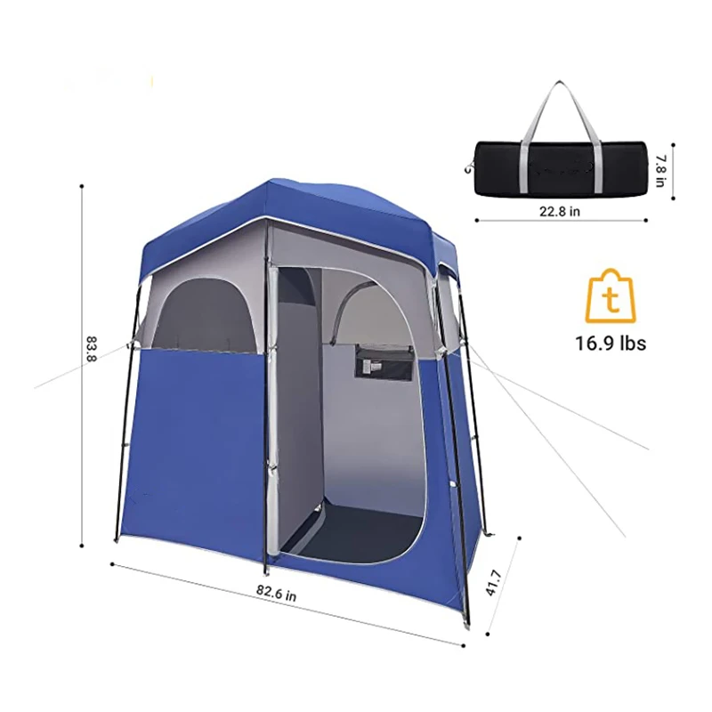 

Outdoor Privacy Dressing Shower Tents Toilet Tent Camping Shower Stocked