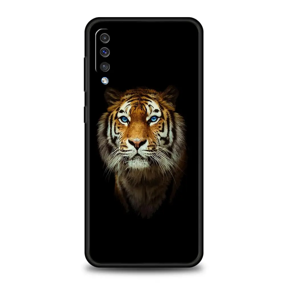 Fierce Lion Tiger King Silicone Phone Case Cover