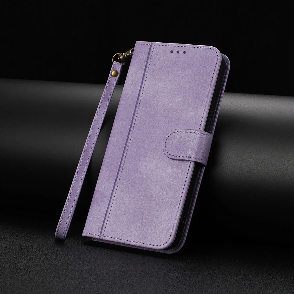 Leather Wallet Flip Case - Elegant Phone Back Cover