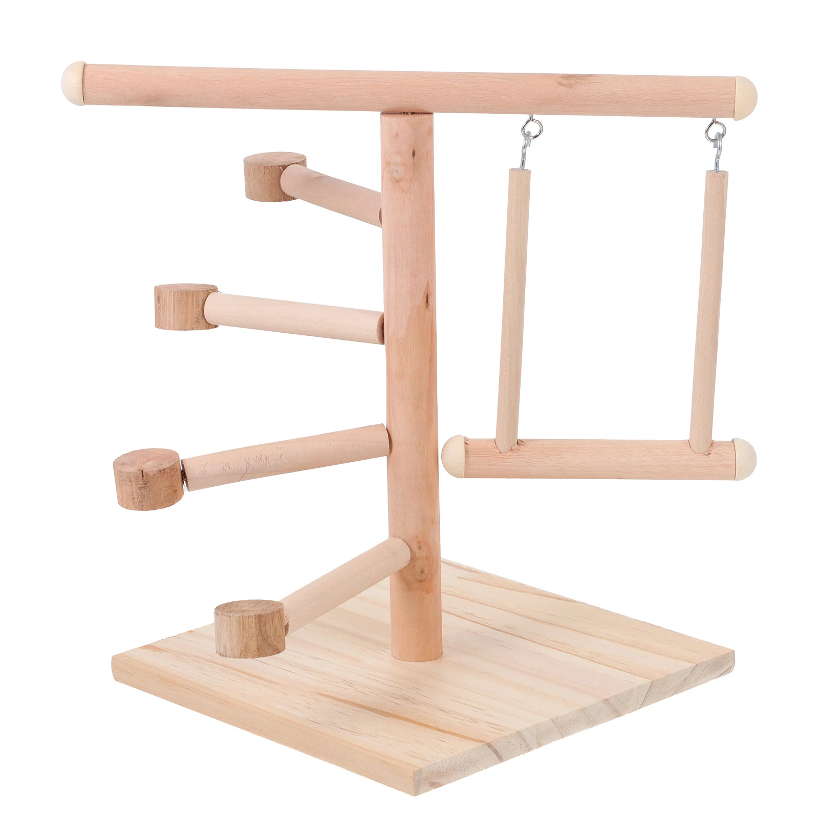 

Swing Pole Bird Accessories for Cages Birds Playing Stand Stick The Wooden Rod Standing Rack