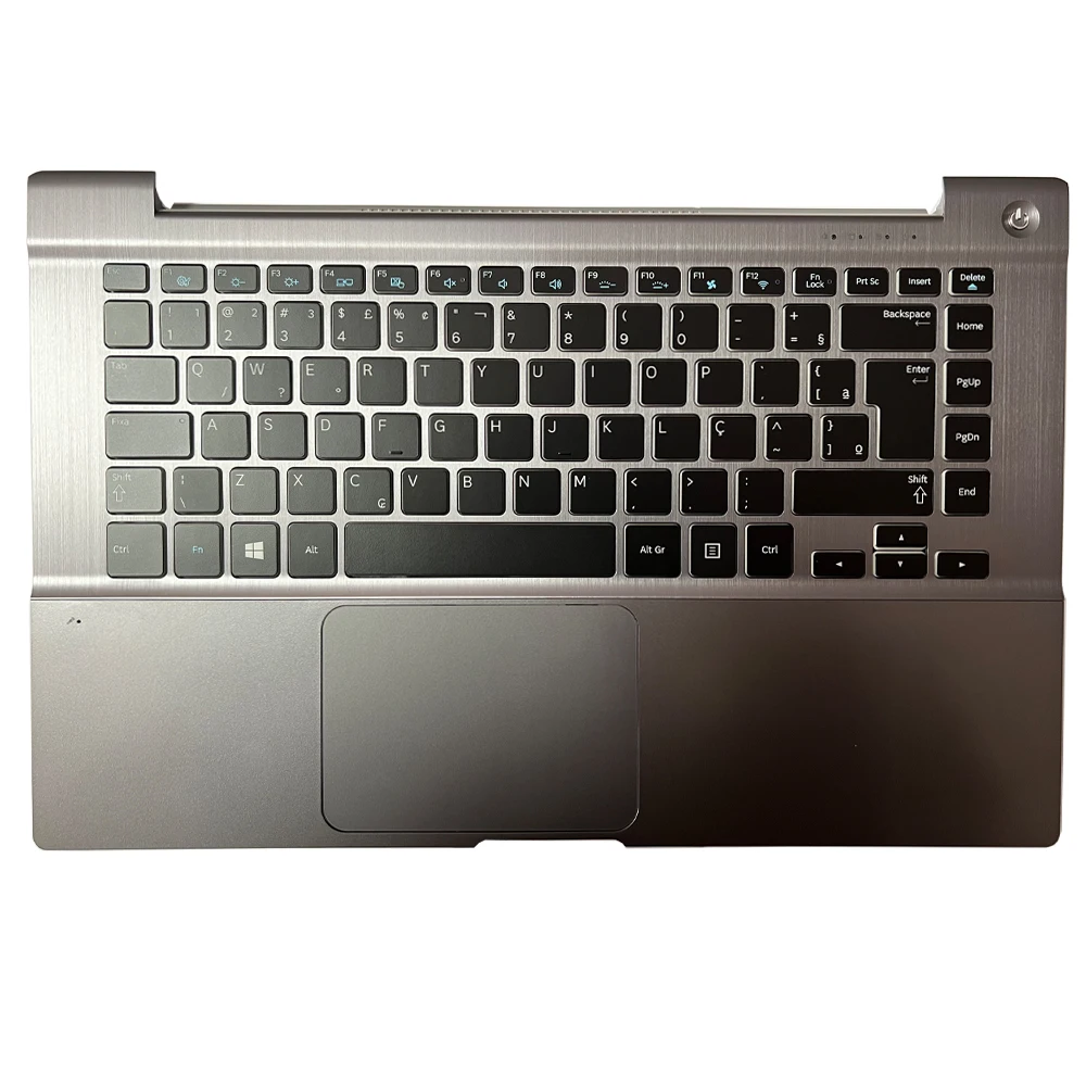 Teclado Latino Brasil para Samsung Np700z4a Np700z4ah Np700z4b 700z4a 700z4b 700z4c com Capa Superior Palmrest Ba7503358k Novo - Imagem 3