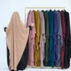 Fashion Muslim Hijabs Layer Khimar Nidha Lightweight Muslim Hijab for Modest Women & Daily Prayer