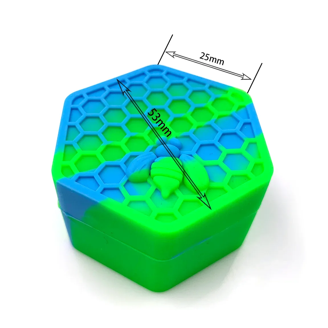 26ML Wax Jar Silicone Box Bee Style for Oil Cream Box Easy To Hold and Carry Herb Container Candle Jars