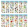 5 Sheets Kids Stickers Puffy Stickers for Children Birthday Christmas New Year Gift for Girl Boy Scrapbooking Cartoon Stickers 5