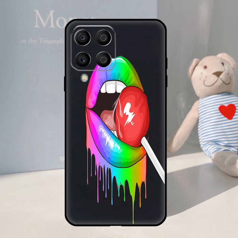 Seductive Lips Design Phone Case