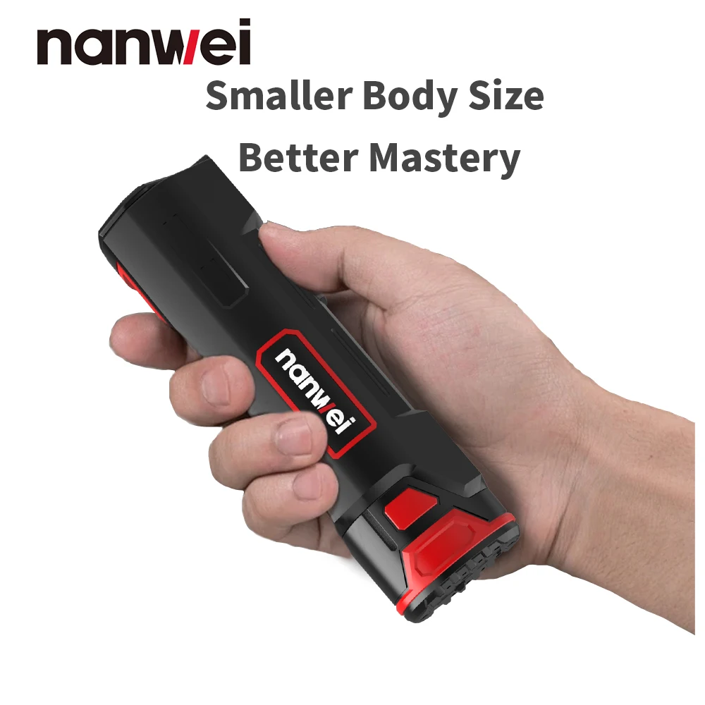 Nanwei flashlight with strong light and super brightness outdoor mini portable rechargeable long-range flashlight small work LED