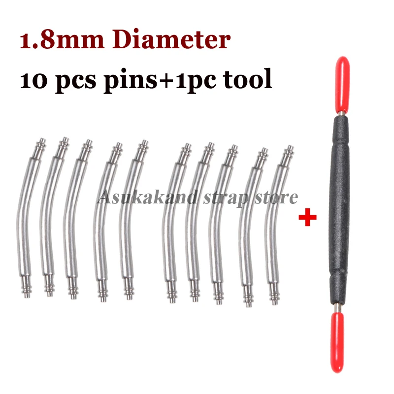 Premium Stainless Steel Curved Spring Bars