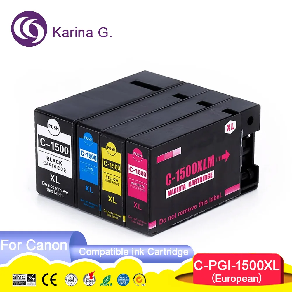 Compatible ink cartridge PGI1500 PGI-1500 PGI-1500XL for MAXIFY MB2050/MB2150/M