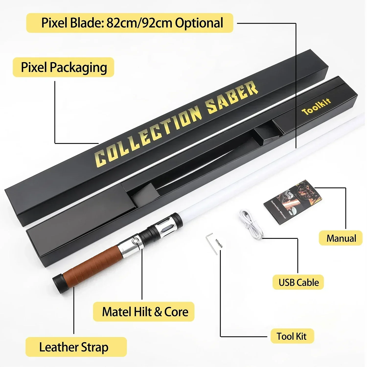 Aazon.co: DAIENSABER Pixel Light Saber Blade, Xenopixel Light Saber