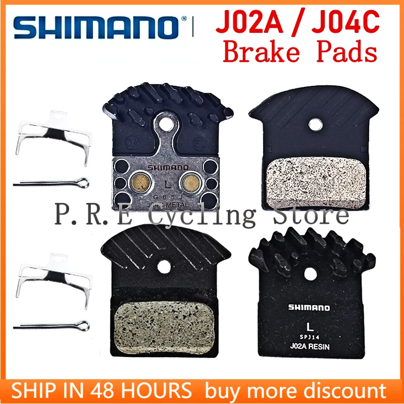 SHIMANO J02A J04C MTB Bicycle Resin Metal Disc Brake Pad Ice Tech Cooling Fin For M9000 M987 M985 M8000 M785 M675 M666 M615 S700