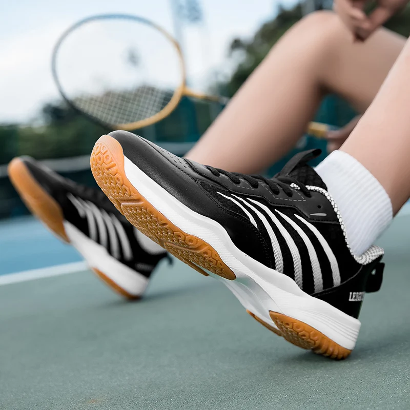 Badminton Shoes Sneakers Mens Tennis Breathable Anti-Slippery Sport Shoes Men Women