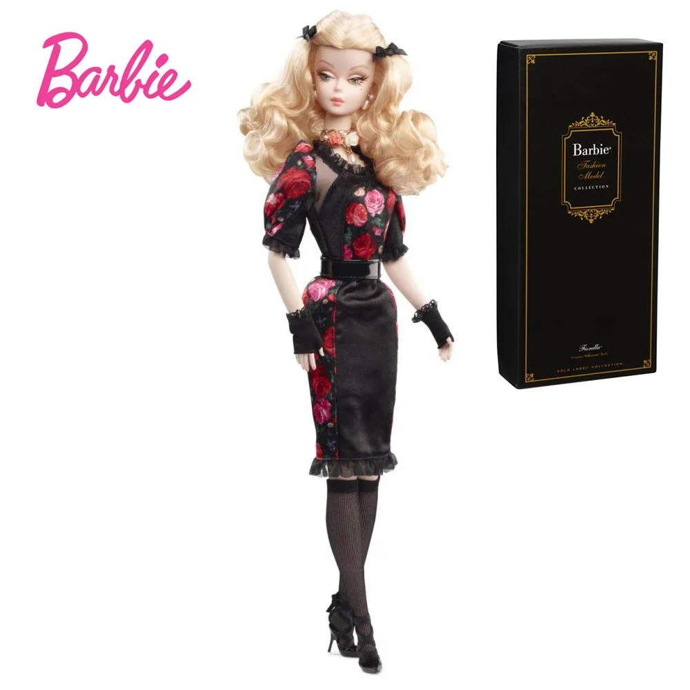 Original Barbie Fiorella Silkstone Doll The Barbie Fashion Model Collection  Girls Toys Christmas Gift _ - AliExpress Mobile