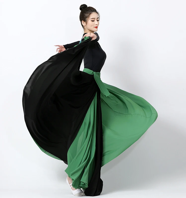

Women's new Mongolian dance costume minority art test big swing skirt modern dance practice set ancient chinese costume