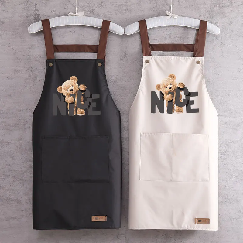 Resistant Dirt Waterproof Oil Apron Household Kitchen Cooking Adult Work Clothes Accessories