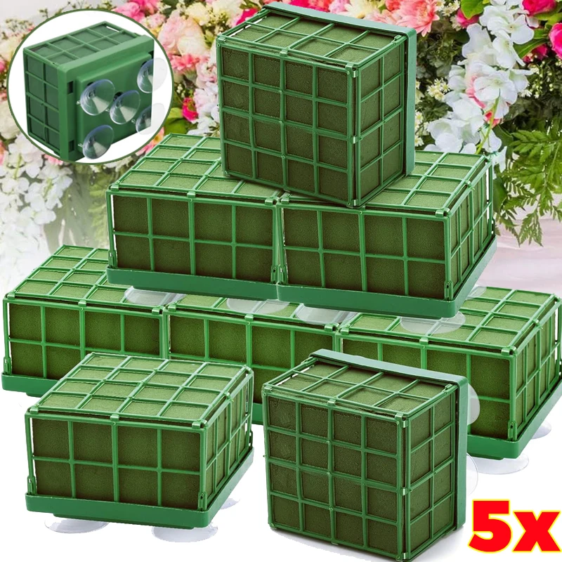 Square Floral Foam Cage Artificial Dry Wet Flower Mud Flower ...