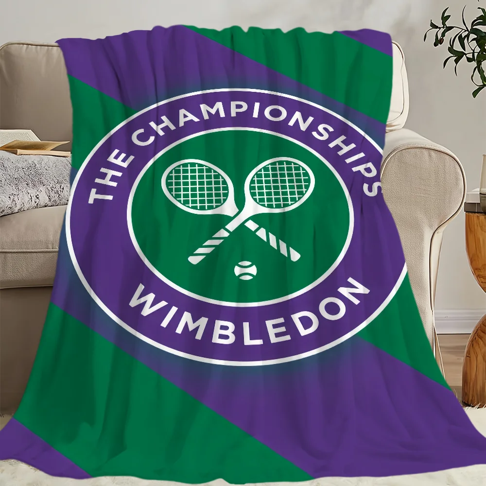 comfort warm soft c-Championships plush blanket w-Wimbledon for sofa living fashion room office bedroom travel Flannel gift 6