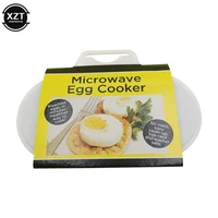 Cuiseur à vapeur en plastique pour micro-ondes, qualité alimentaire, pratique, moule de cuisine, braconnier à œufs, Gadgets de cuisine, outil pour œufs frits 5