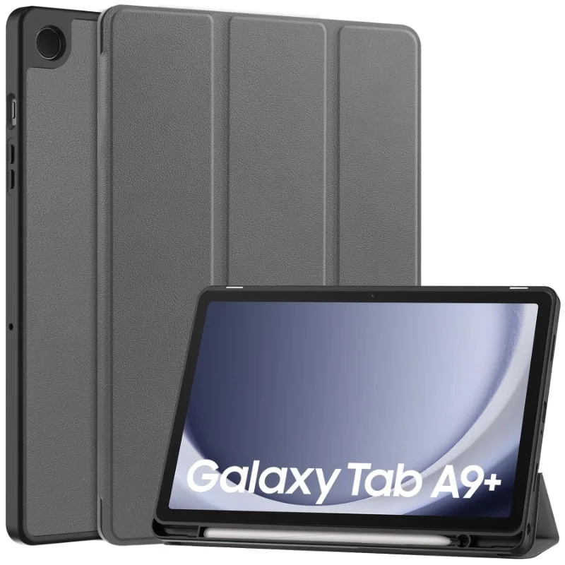 Magnetic Folding PU Stand Case with Soft TPU Back Cover