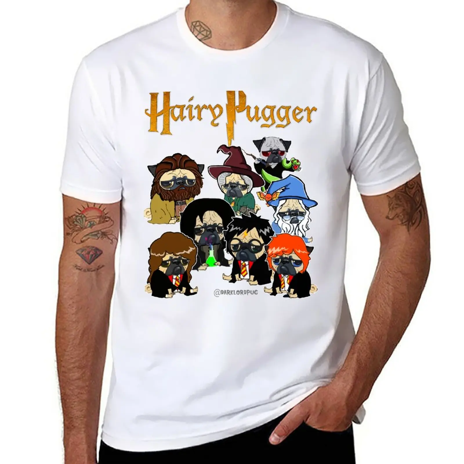 

Hairy Pugger T-Shirt tees summer tops Blouse summer top mens graphic t-shirts hip hop