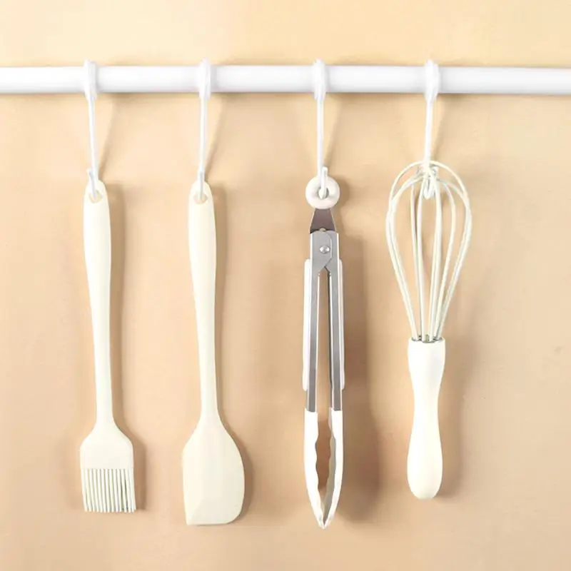 

Silicone Baking Spatula Scraper Food Thongs Clip Cooking Oil Brush Spatula Turner Baking Tools for Bakery Restaurant Home