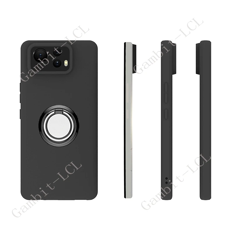 Premium Shockproof Phone Case with Back Ring Holder