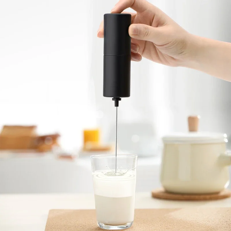 Handheld  Electric Milk Frother Drink Foamer Mixer Stirrer Coffee Cappuccino Creamer Whisk Frothy Blend Egg Beater Food Blender 5