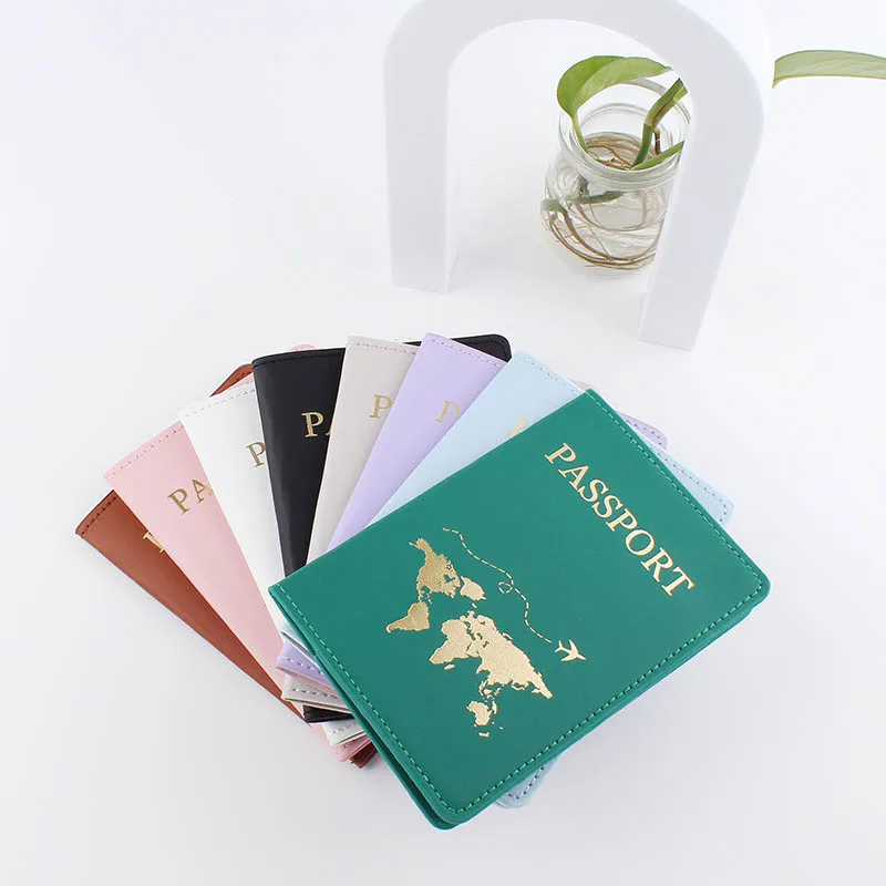 Paar Lijn Passport Cover Fashion Nieuwe Reizen Bankkaart Document Bag Pu Lederen Houder Liefhebbers Paspoorthouder