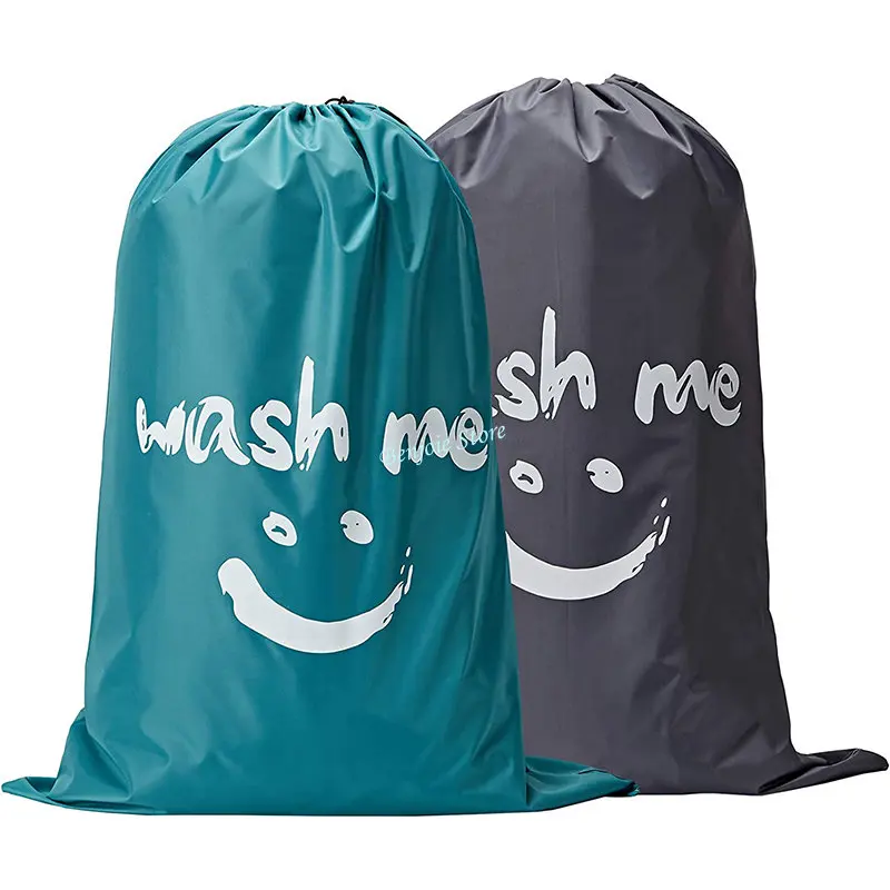 Large Laundry Bag Machine Washable Laundry Bag with Drawstring Dirty Clothes Travel Laundry Bag