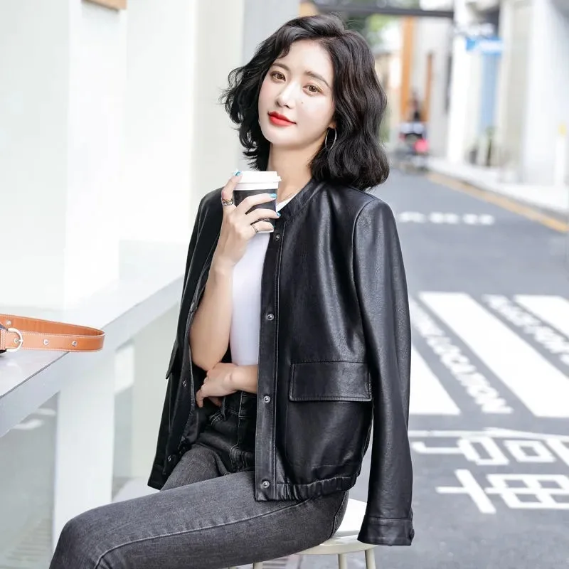 Рисунок 2 - Кожаная куртка с воротником-стойкой