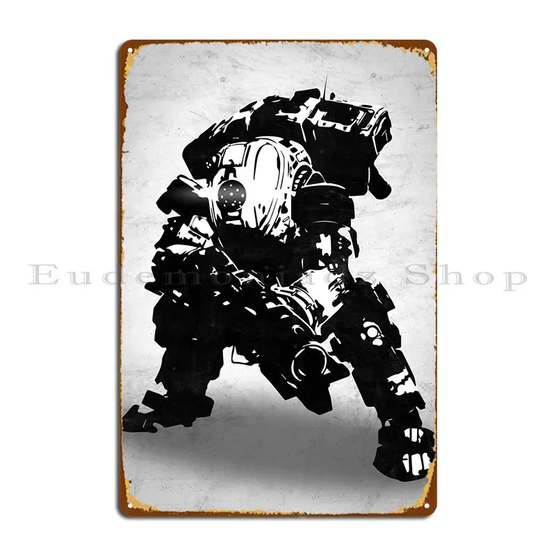 Titanfall 2 Scorch Metal Sign Wall Murale Personalizzato Cinema Wall Decor Club Tin Sign Poster