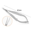 8.5 cm Stainless Steel Microscopic Instruments Elbow Micro Scissors 2