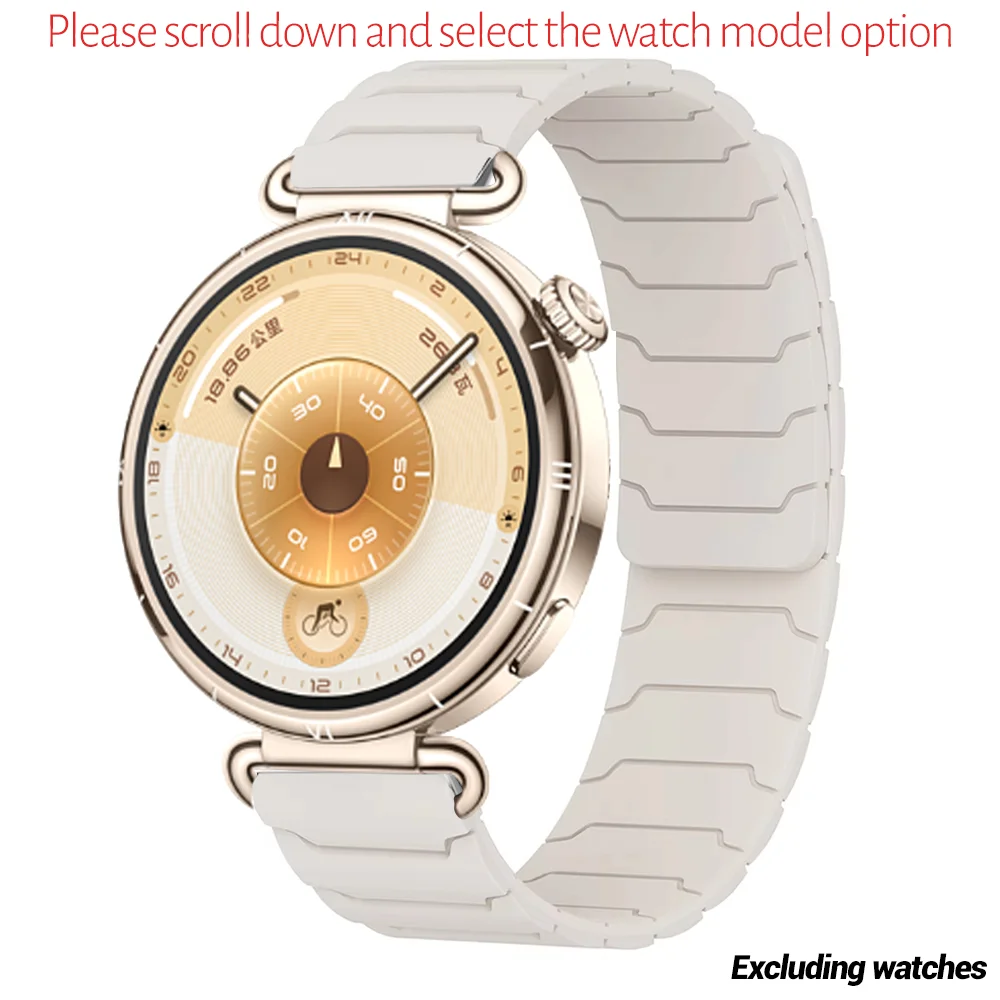 Magnetic Silicone Watch Strap - Adjustable Multi-Size Wristband Accessory