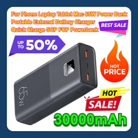 30000mAh For Phone Laptop Tablet Mac 65W Power Bank Portable External Battery Charger Quick Charge SCP FCP Powerbank 1
