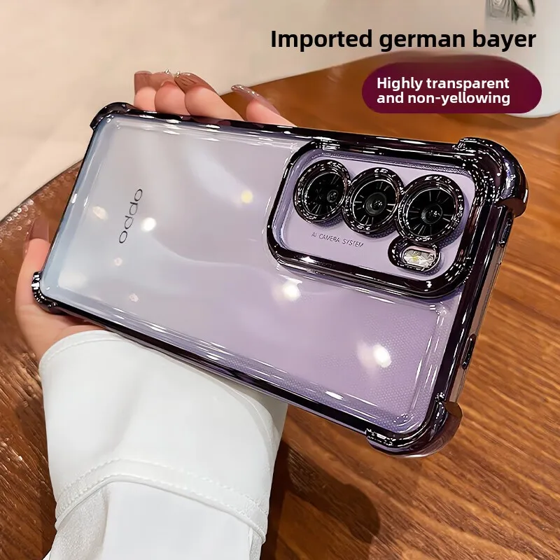 Shockproof Clear Silicone Soft Case with Reinforced Corners