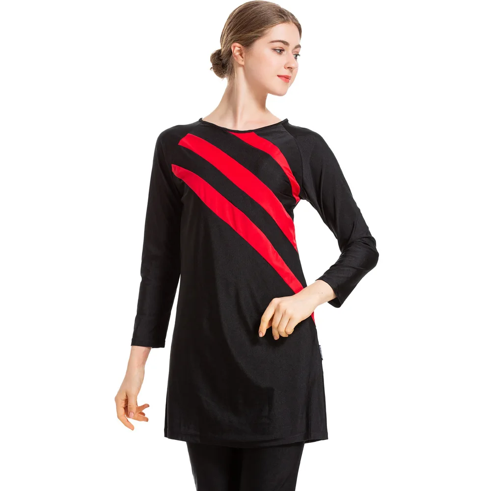 Costume Da Bagno Modesto Da Donna Con Protezione Uv Ad Alta Elasticità Borkini Women Burkini Costumi Da Bagno Musulmani 2022 Burkini Islamique Femme