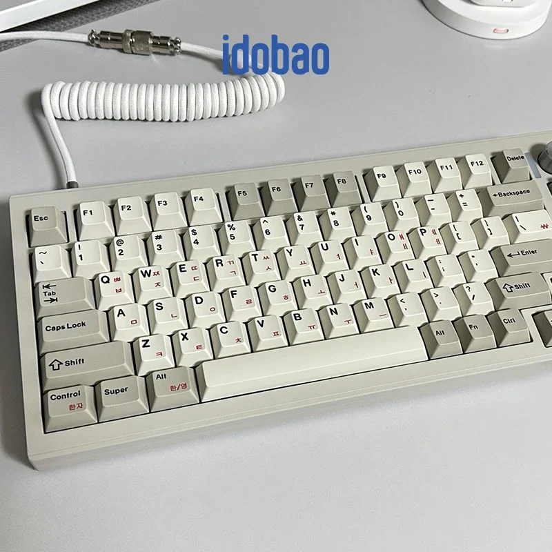 Teclado Retro Keycap Vintage Japonês Coreano Russo Personalizado para Teclado Mecânico Diy Idoj-9009