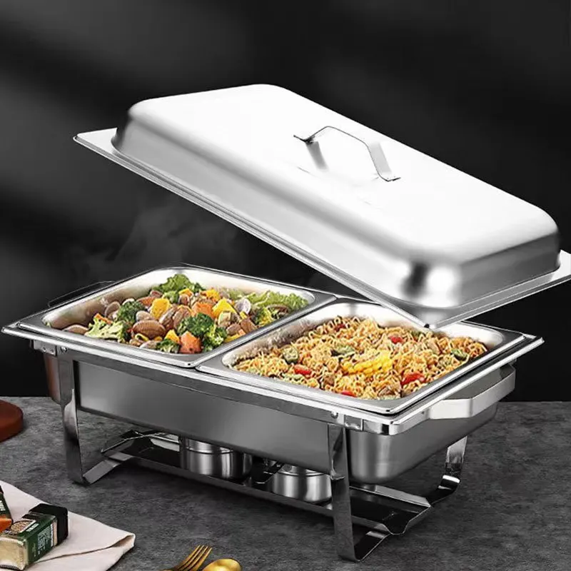 Factory direct chafing dish cross-border stainless steel commercial et furnace heating alcohol early furnace